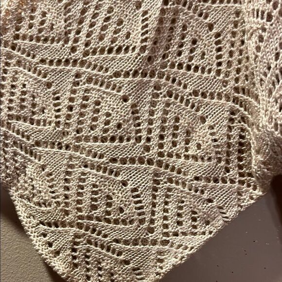 Hippie Rose Cream V-Neck Sweater - Picture 2 of 12